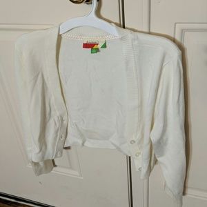 Modcloth Cropped Cardigan in Ivory